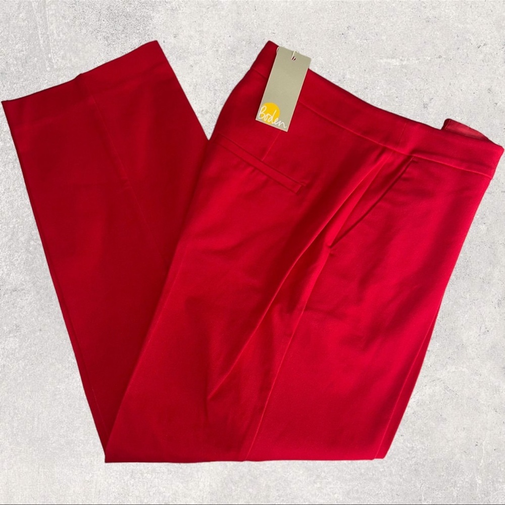 Boden Bi-Stretch Straight Pants in Camellia - Size 6
